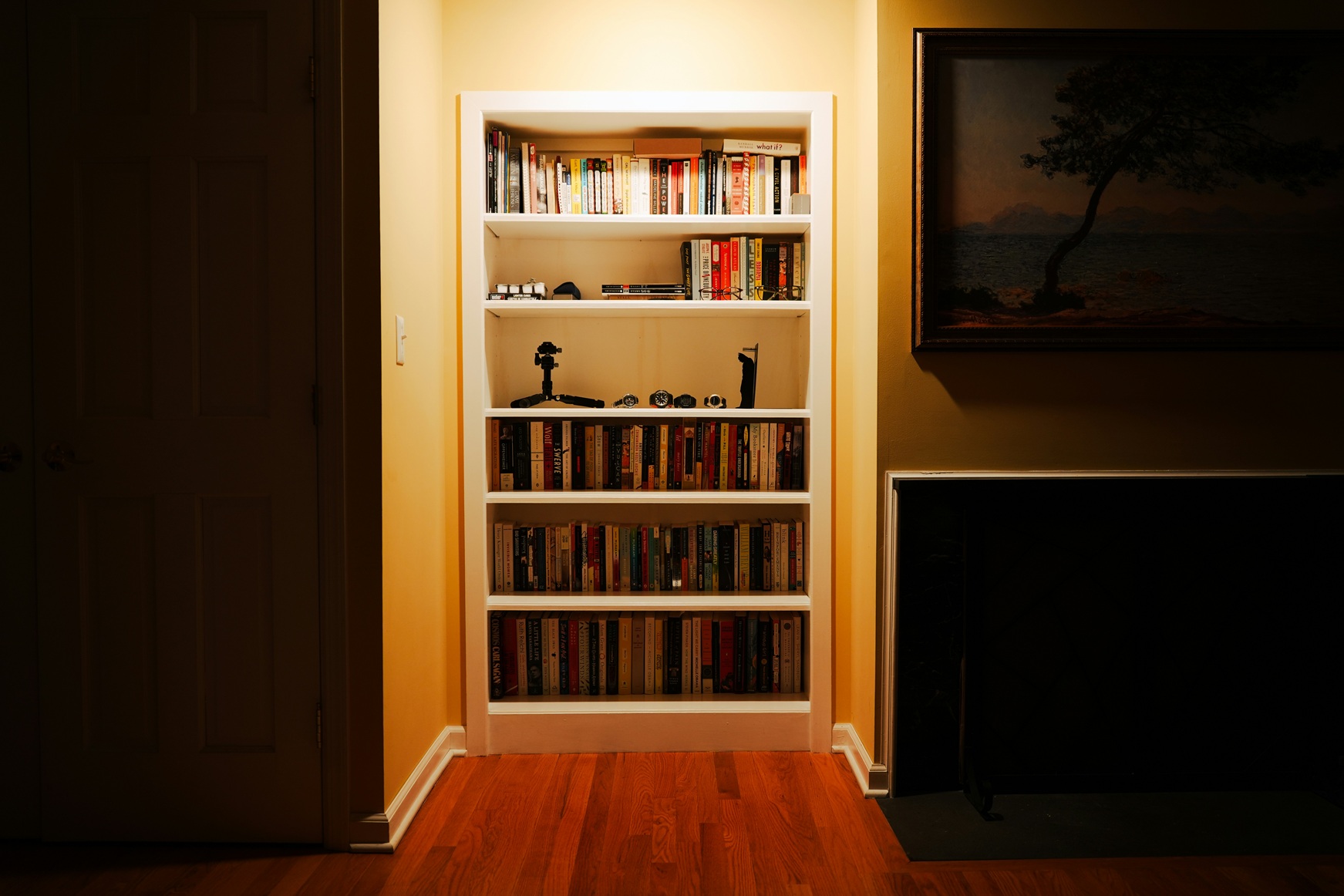 Luce a sospensione per illuminare una libreria